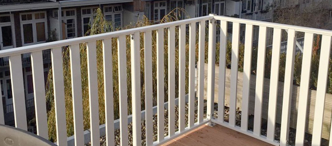 Aluminium balustrades