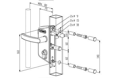 Locinox Slot Industrieel